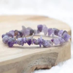 Bracelet Éclats d'Améthyste — Sérénité & Calme
